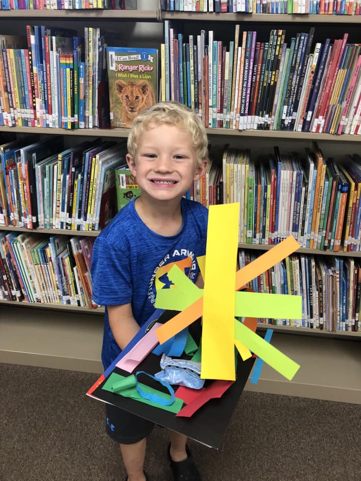 SLP 2024 COF - Klayton Coleman with paper sculpture