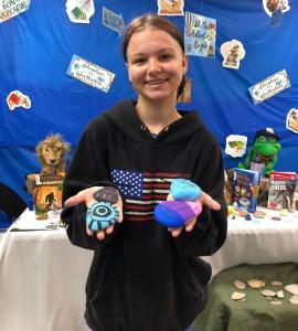 Rock Painting. Cheyanne Brewer. 6-27-24