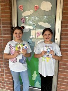 Summer Book GIveaway Winners, COF 2024 - Jenna and Nora Sossaman